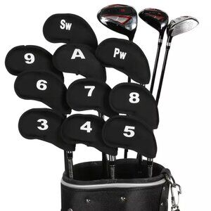 10pcs Durable Golf Club Headcovers - Protect Your Clubs from Scratches & Damage